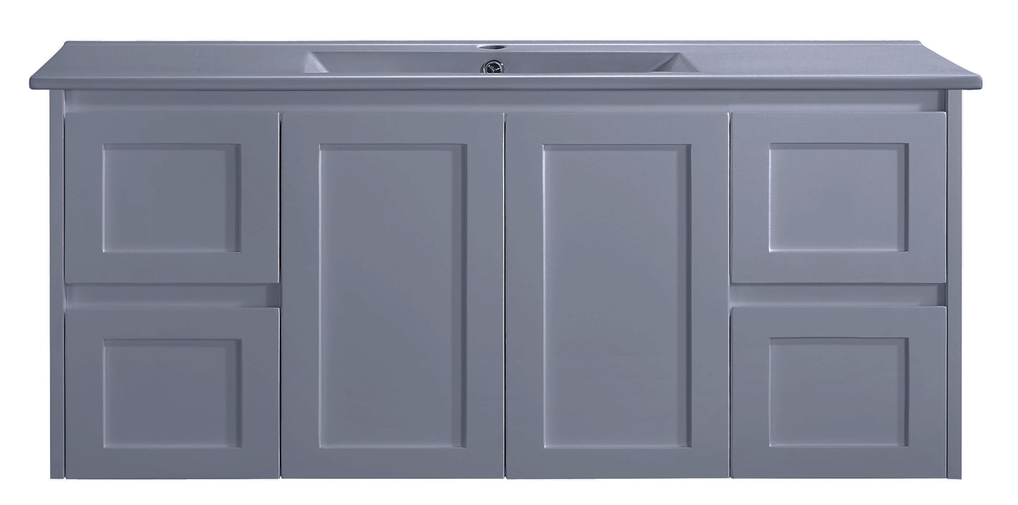 Sophie 1200 Matte Grey Wall Hung Vanity