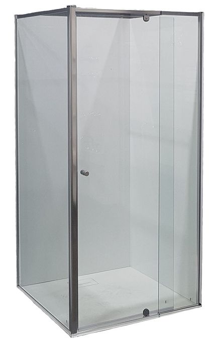 Splendour Shower Screen Polished Chrome 900mmx 900mm.