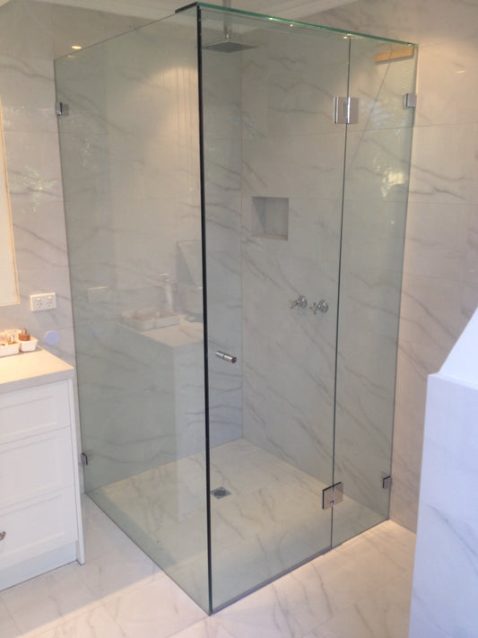 Frameless Shower Screen Door Support Panel 200 mm x 2090 mm x 10mm