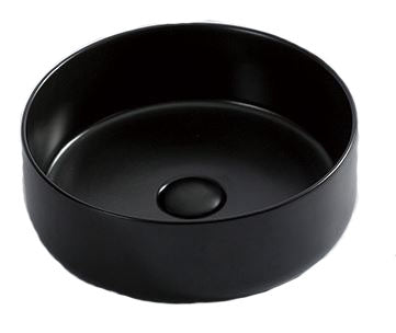 Mersey Above Counter Matte Black Basin