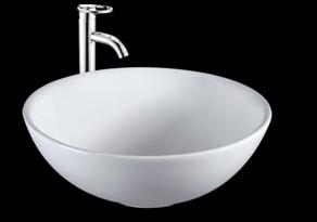 Milan Above Counter Gloss White Basin