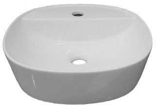 Reims Above Counter Gloss White Basin