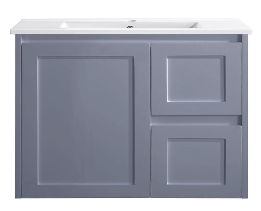 Sophie 750 Matte Grey Wall Hung Vanity