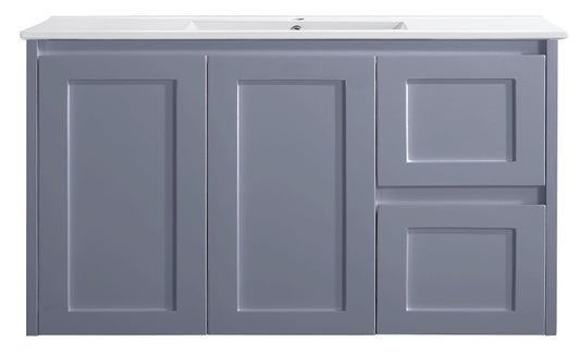 Sophie 900 Matte Grey Wall Hung Vanity