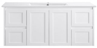 Sophie 1200 Matte White Wall Hung Vanity