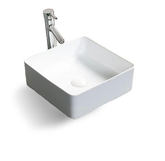 Tallinn Above Counter Gloss White Basin