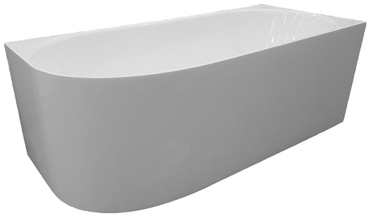 Yukon Corner Freestanding Bath Gloss White 1300 Right