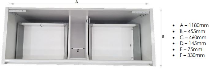 Amber 1200 Matte White Wall Hung Vanity